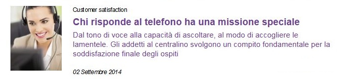 Chi risponde al telefono ha una missione speciale